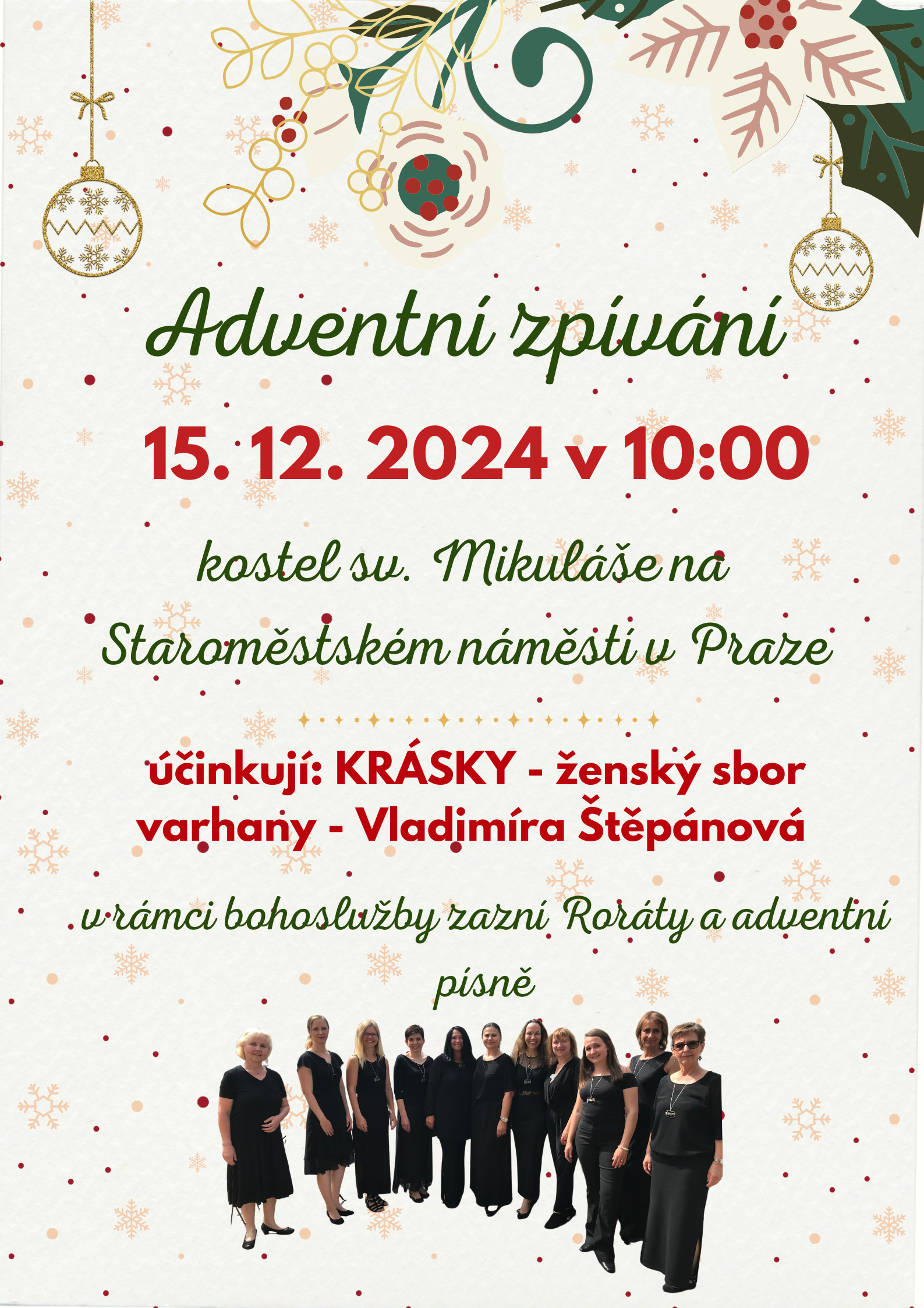 Koncert Krásky Adventní zpívání